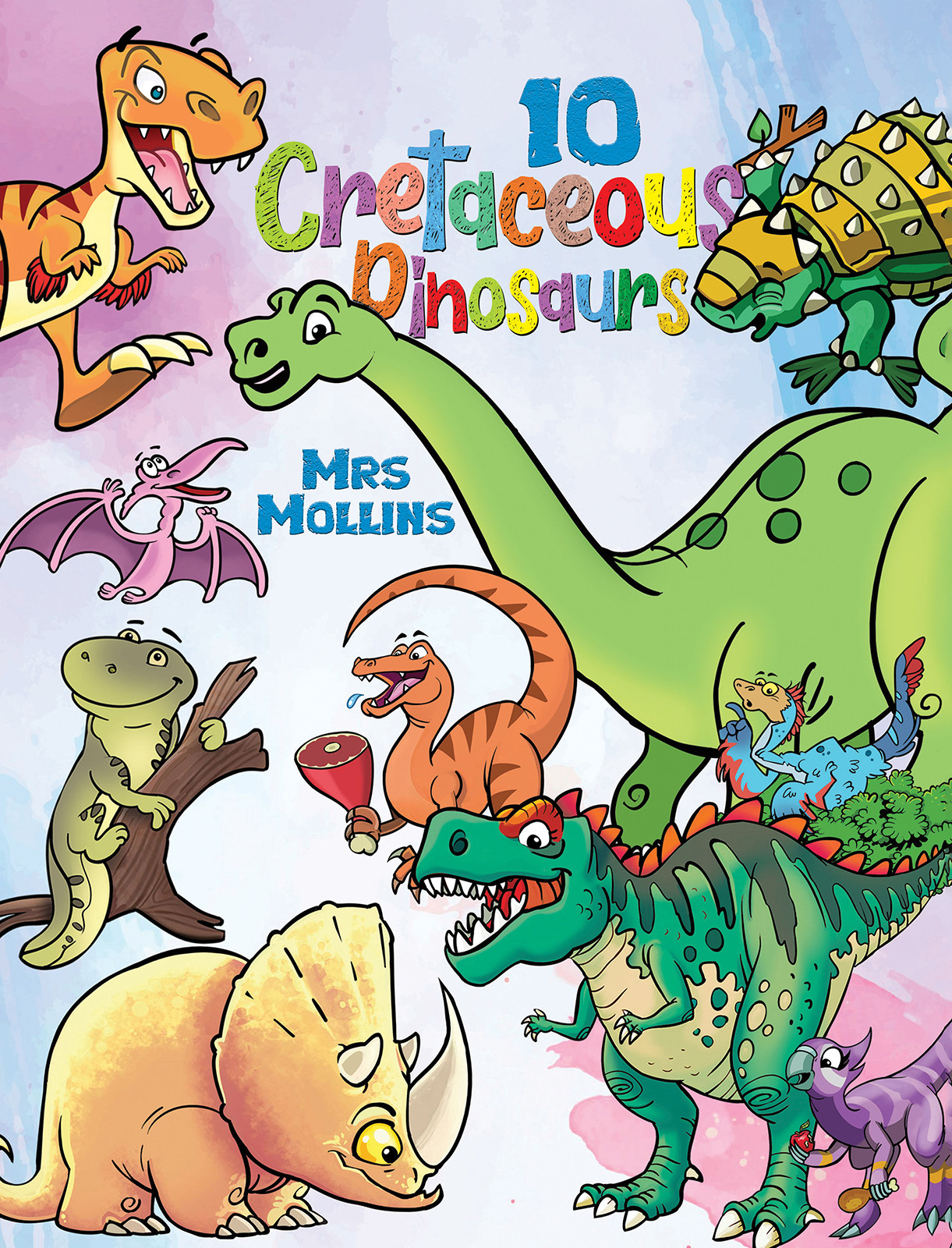 10 Cretaceous Dinosaurs-bookcover