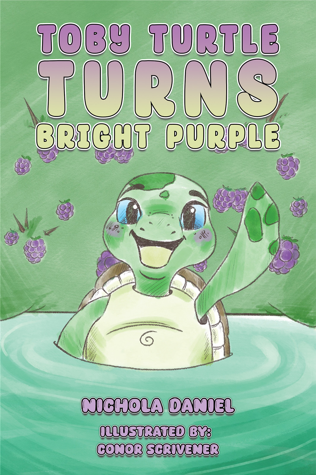 Toby Turtle Turns Bright Purple