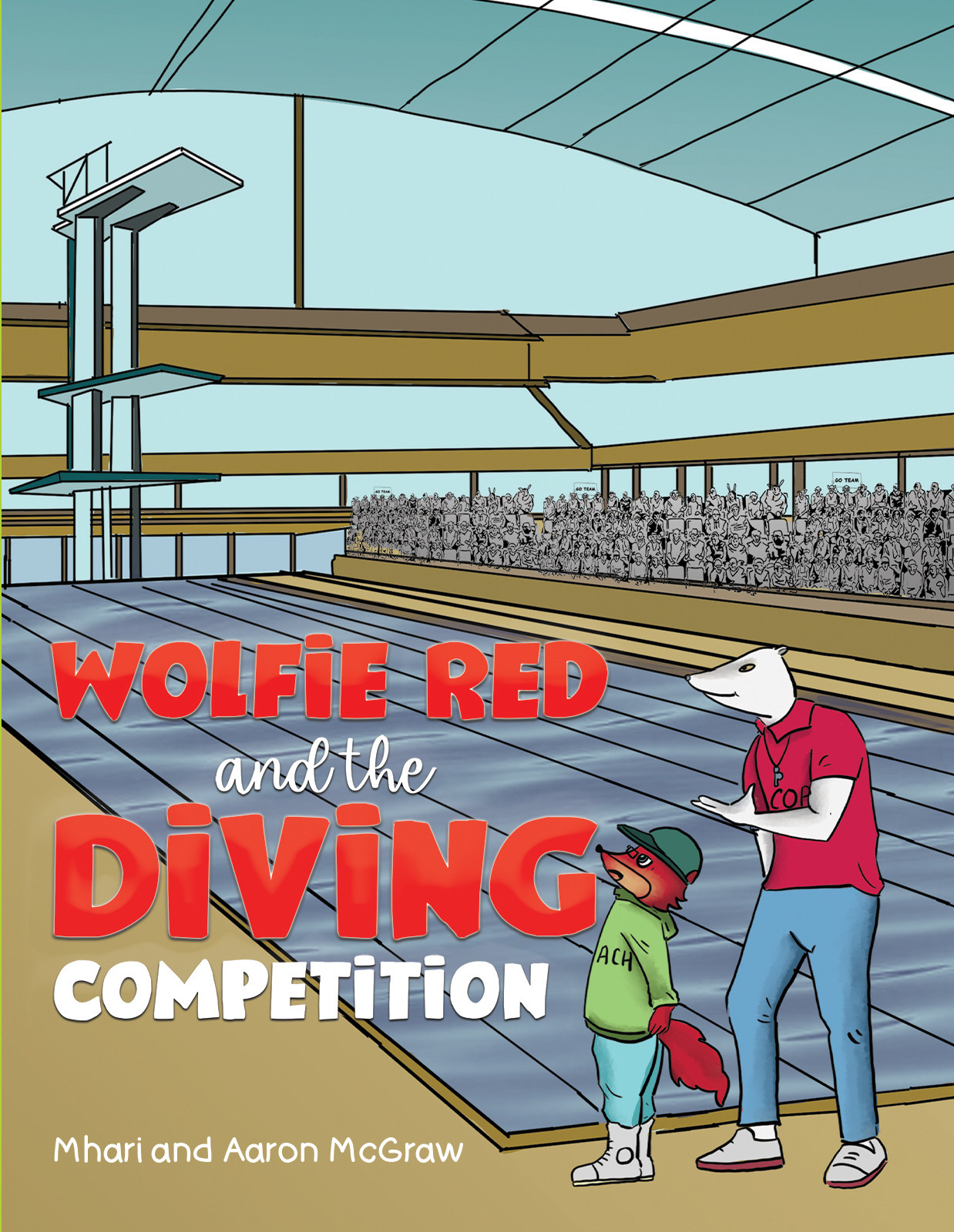 Wolfie Red and the Diving Competition-bookcover