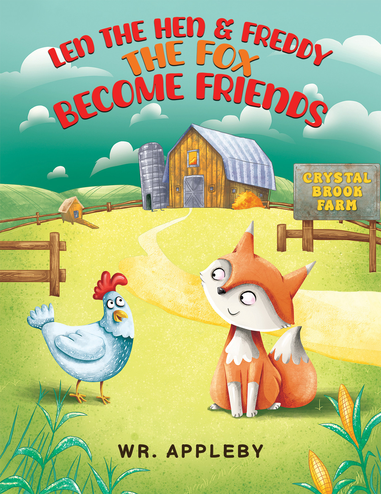 Len the Hen & Freddy the Fox Become Friends-bookcover