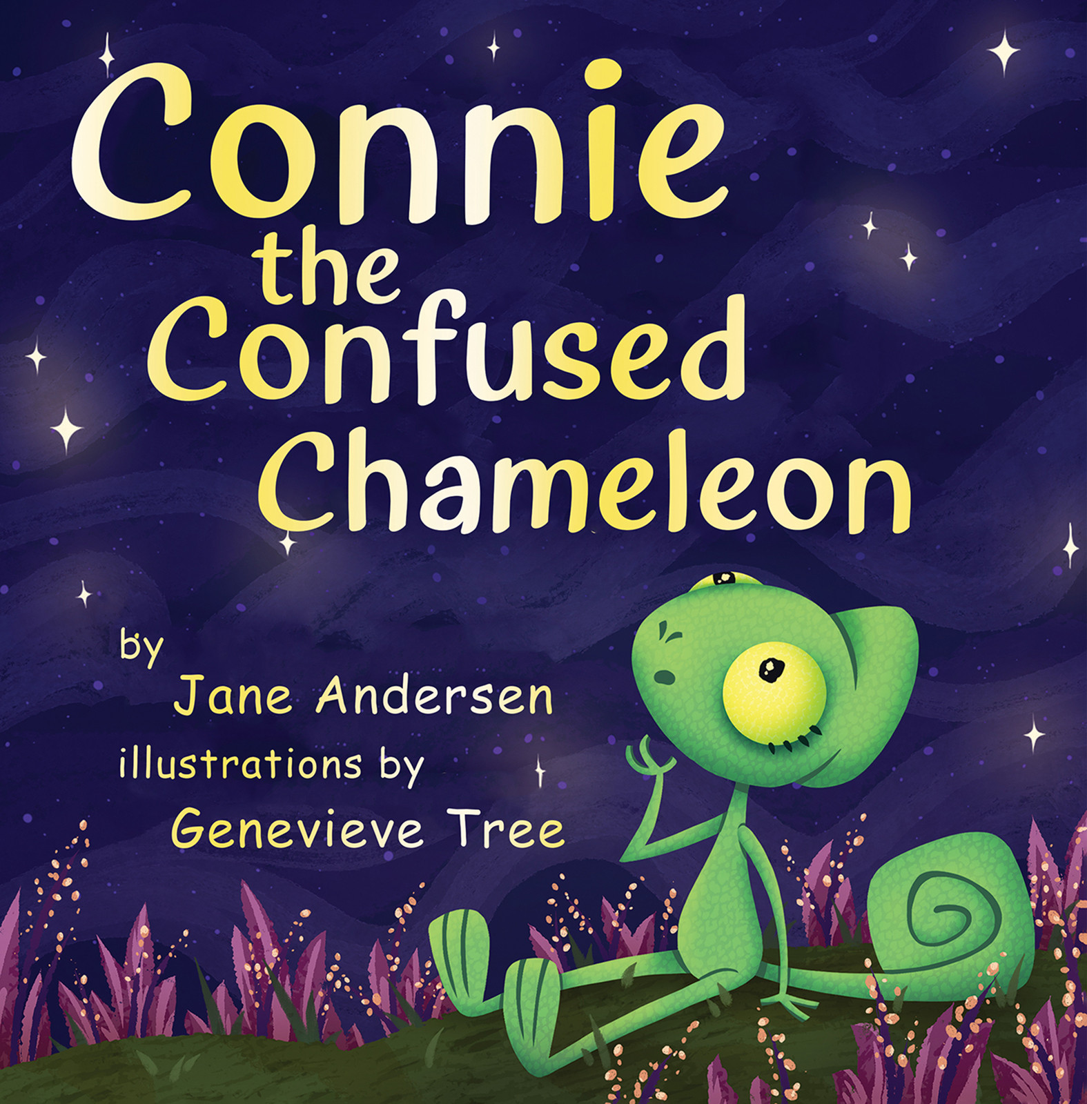Connie the Confused Chameleon-bookcover