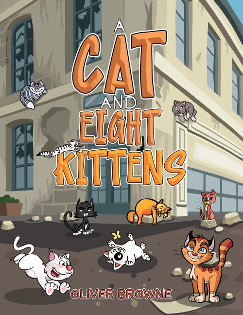 A Cat and Eight Kittens-bookcover