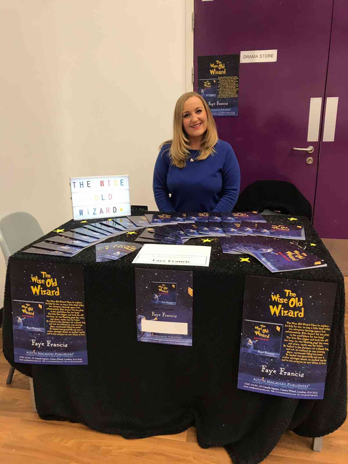 The-Author-Of-‘The-Wise-Old-Wizard’-Faye-Francis-Attended-An-Event-Held-at-Holmesdale-School-in-Snodland