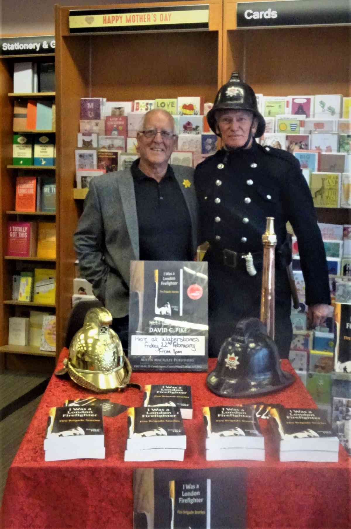 I-Was-a-London-Firefighter-David-C.-Pike-austin-macauley-publishers-attended-a-Book-Signing