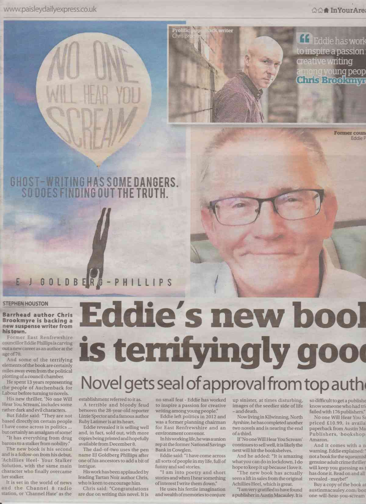 E-J-Goldberg-Phillips-new-crime-thriller,-No-One-Will-Hear-You-Scream,-featured-by-Paisley-Daily-Express
