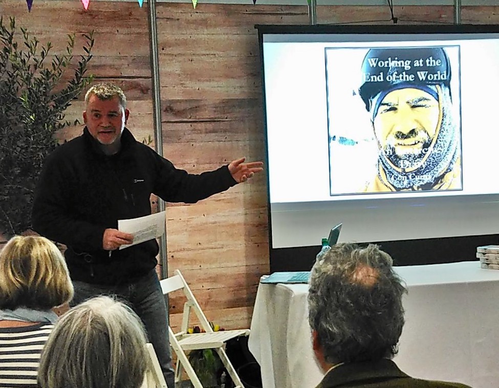 Con Curtis gives a book talk on ‘Working at the End of the World: An Antarctic Diary’