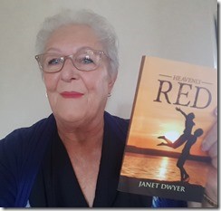Janet Dwyer takes Photo with ‘Heavenly Red’