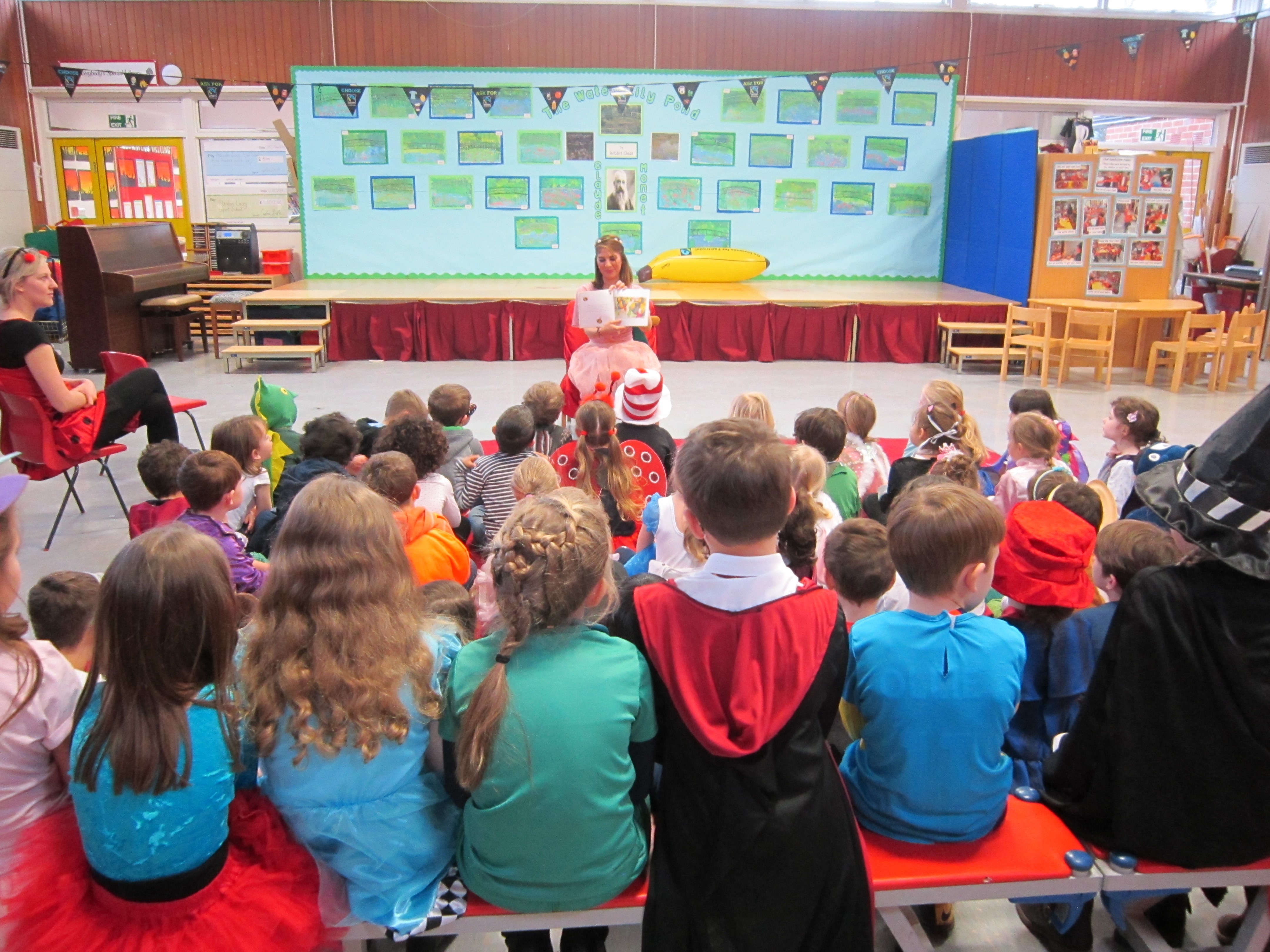 Lucy Ela Walmsley Visited a School and Read from Her Book The Faery Tales