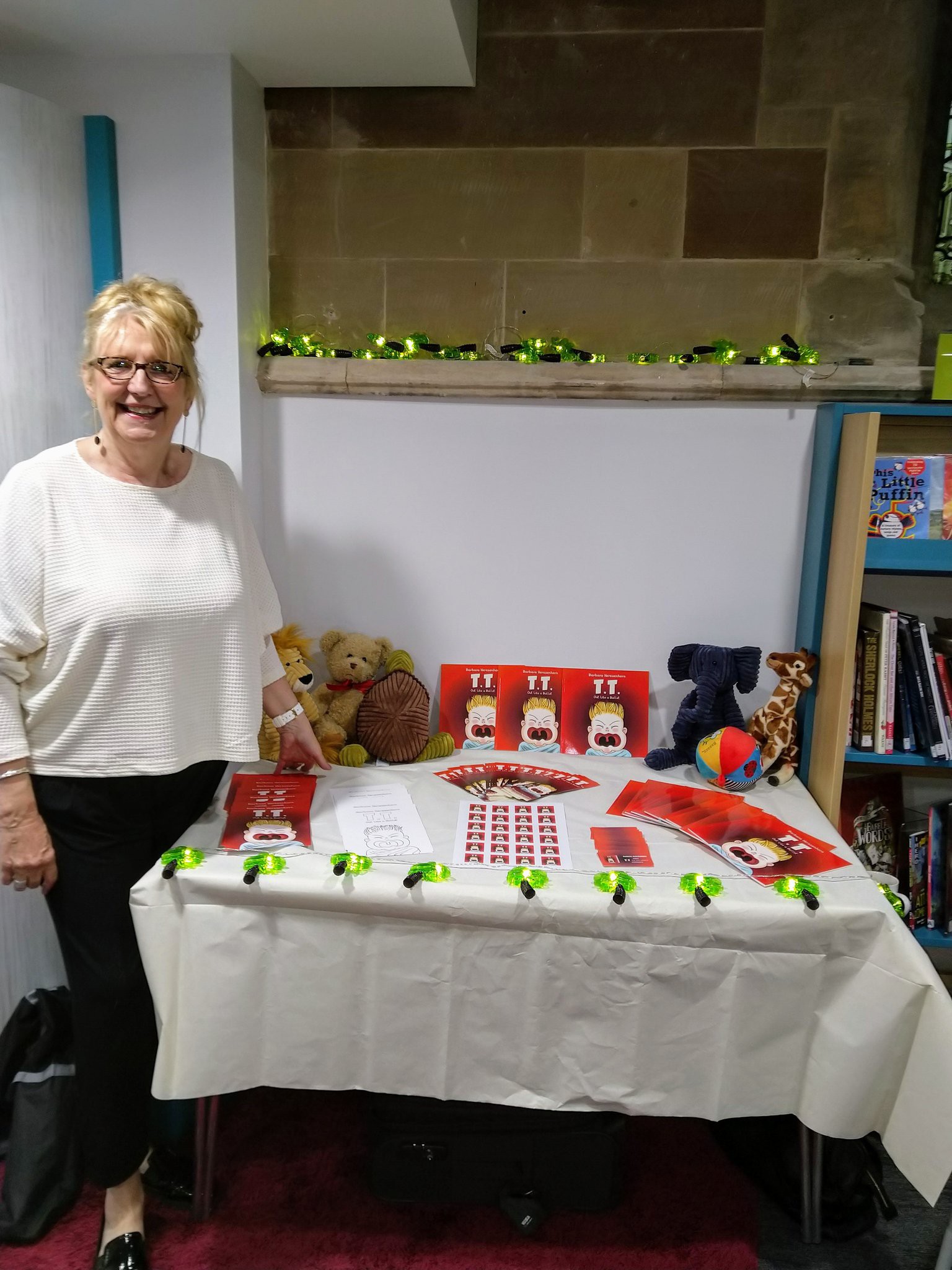 Author Barbara Herszenhorn attended Staffordshire May Day Celebration for Local Authors