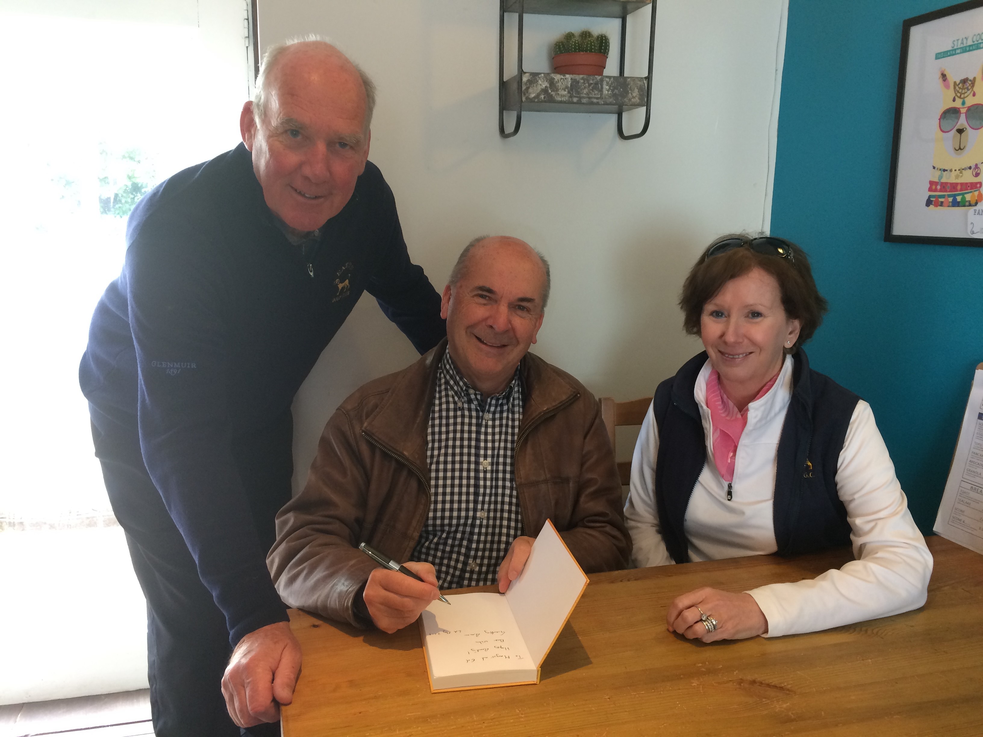 Acclaimed Author Geoffrey Benson Attended a Book Signing Event at Applegate Farm Shop and Cafe  
